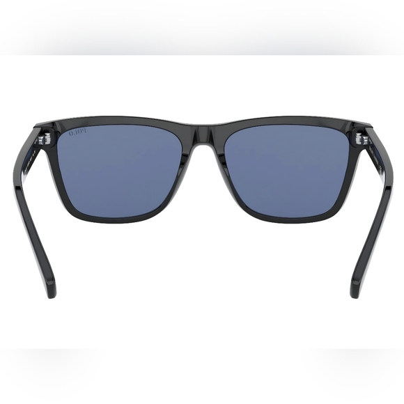 Polo Ralph Lauren Man Sunglasses PH4167 500180 56mm Black - Blue Lens (NIB) - Picture 2 of 7